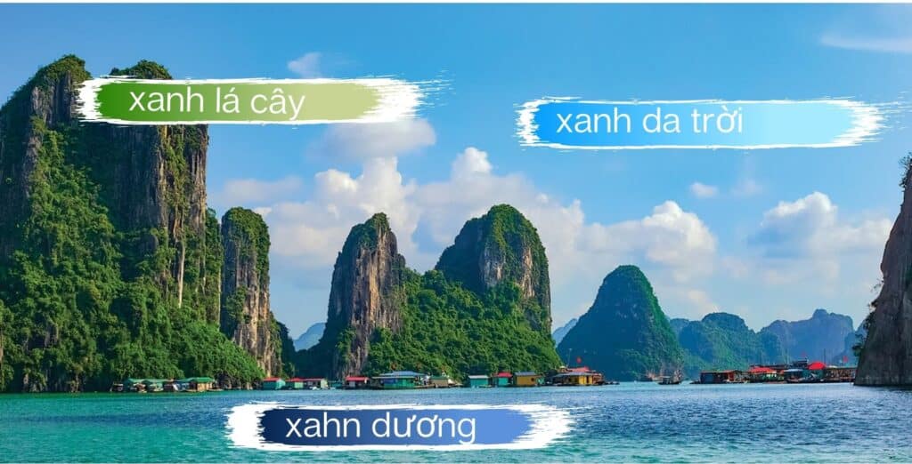vietnamese blue green